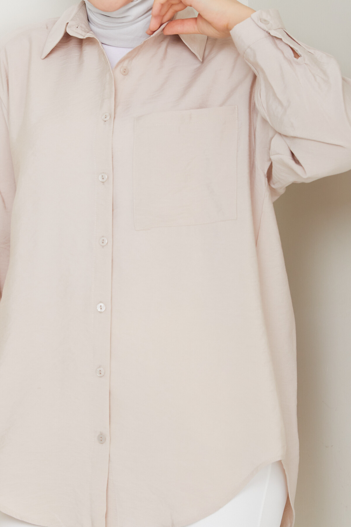 TEK CEP TENSEL GÖMLEK-TAŞ