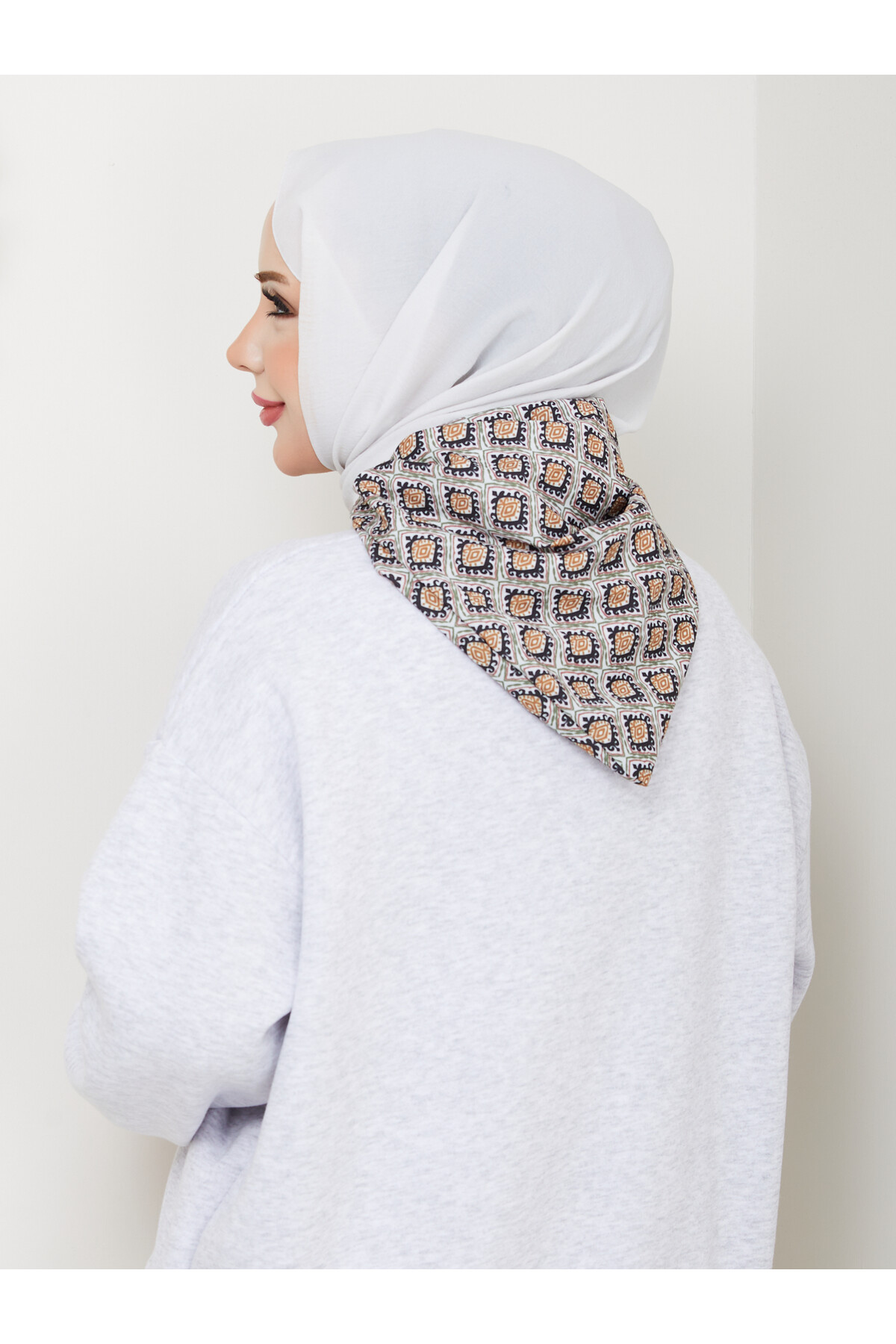 ÜÇ İP FUARLI SWEAT-GRİ