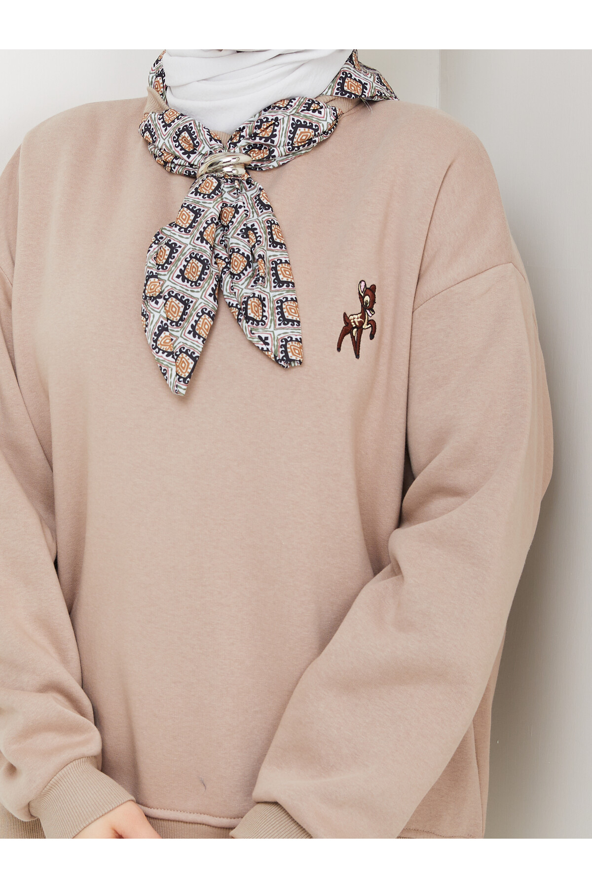 ÜÇ İP FUARLI SWEAT-VİZON