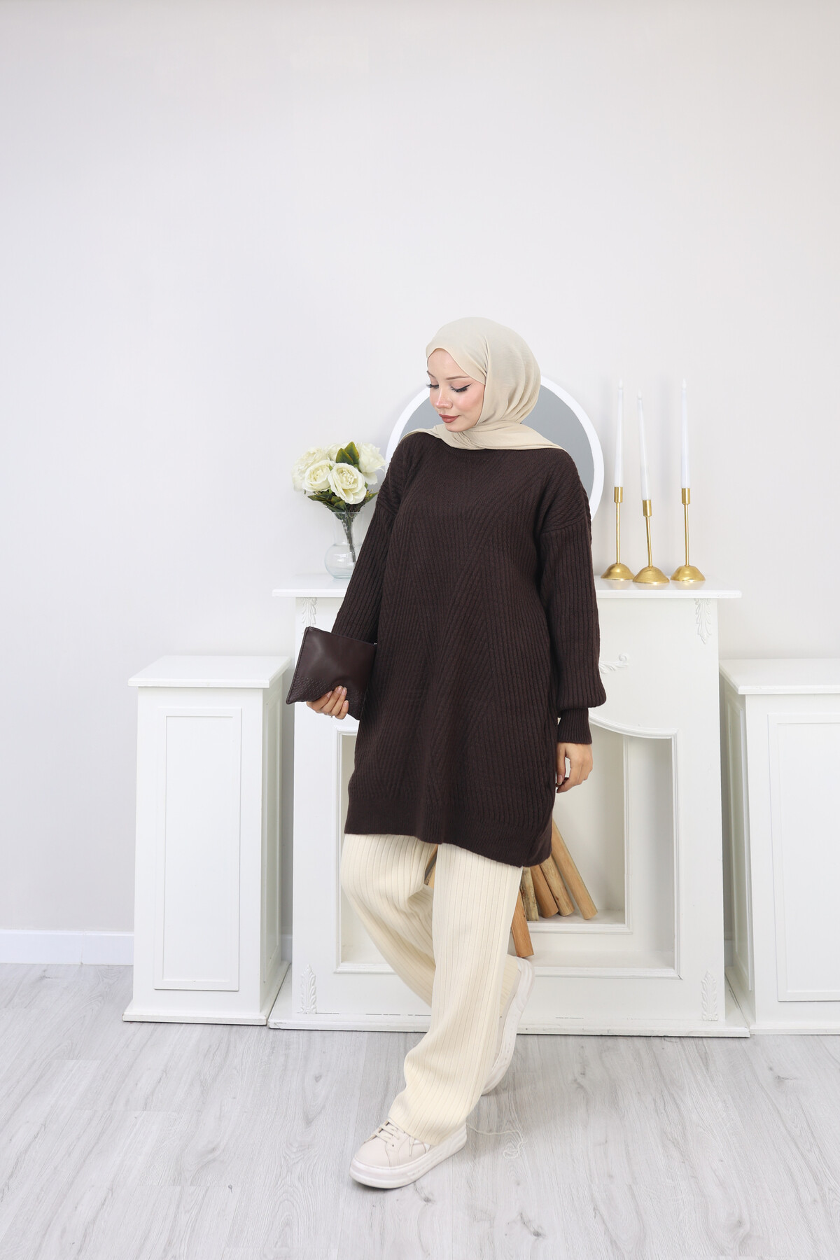 VNZ BALON KOL KAZAK -ACI KAHVE