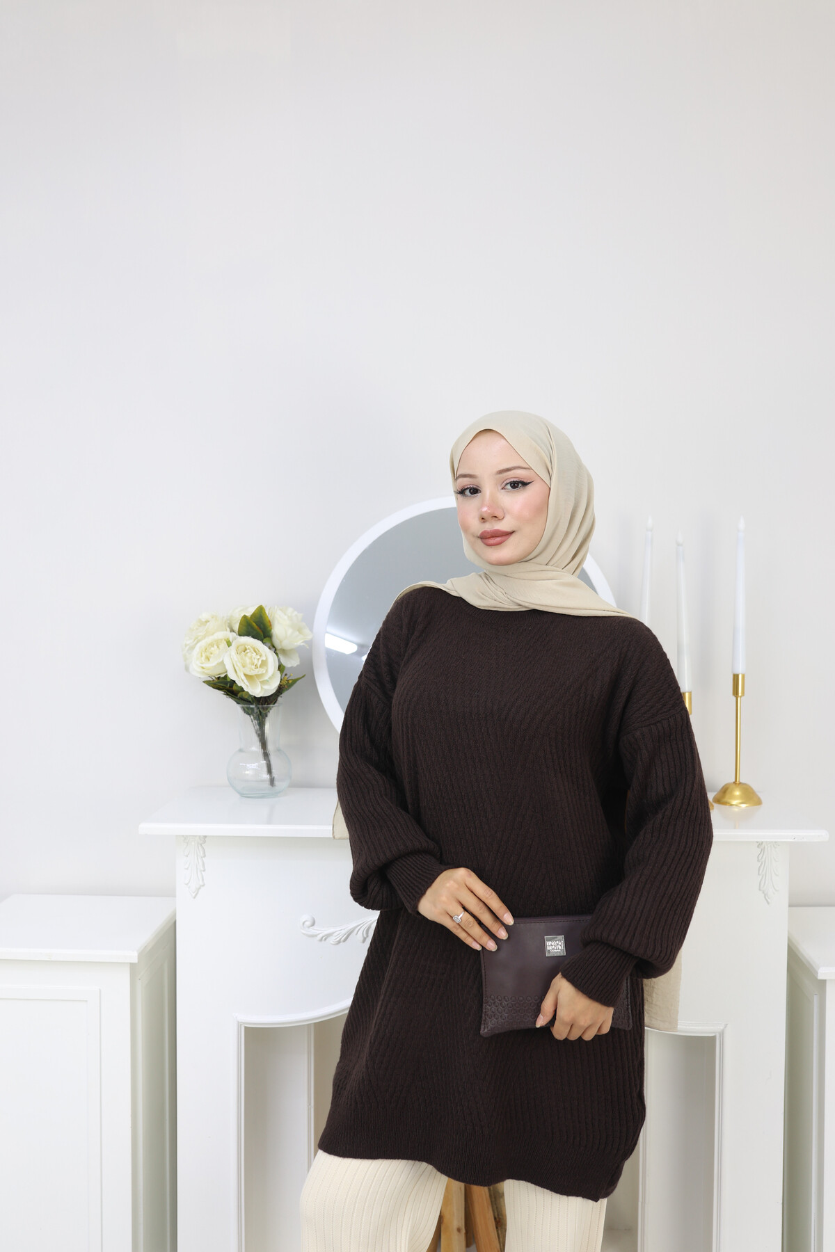 VNZ BALON KOL KAZAK -ACI KAHVE