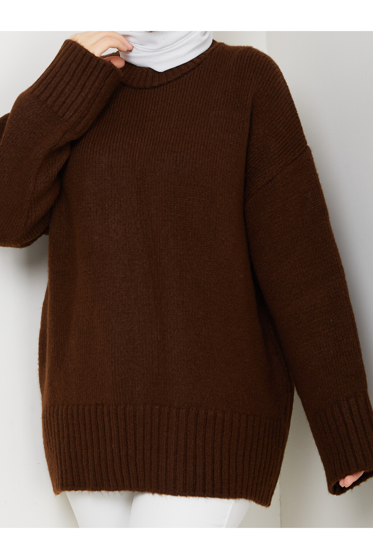 VNZ PİNTEREST KAZAK-ACI KAHVE