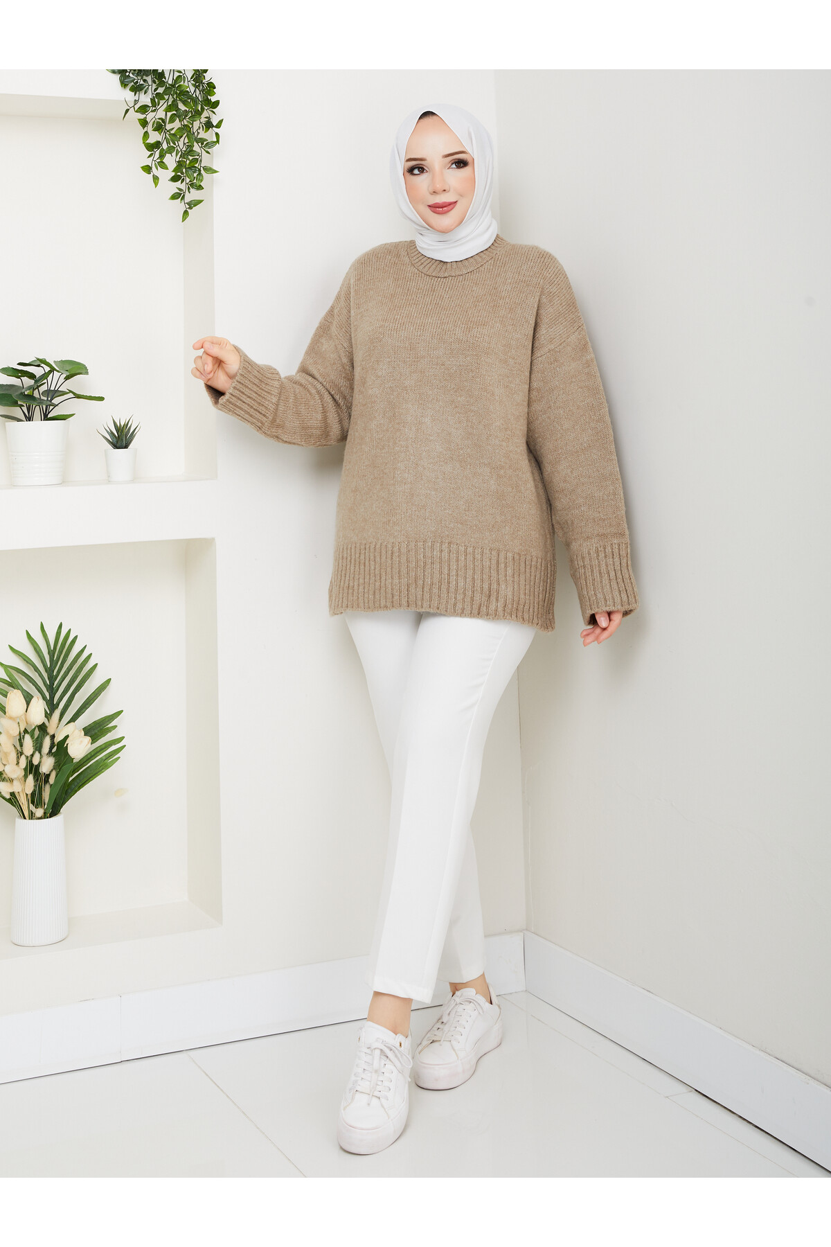 VNZ PİNTEREST KAZAK-VİZON