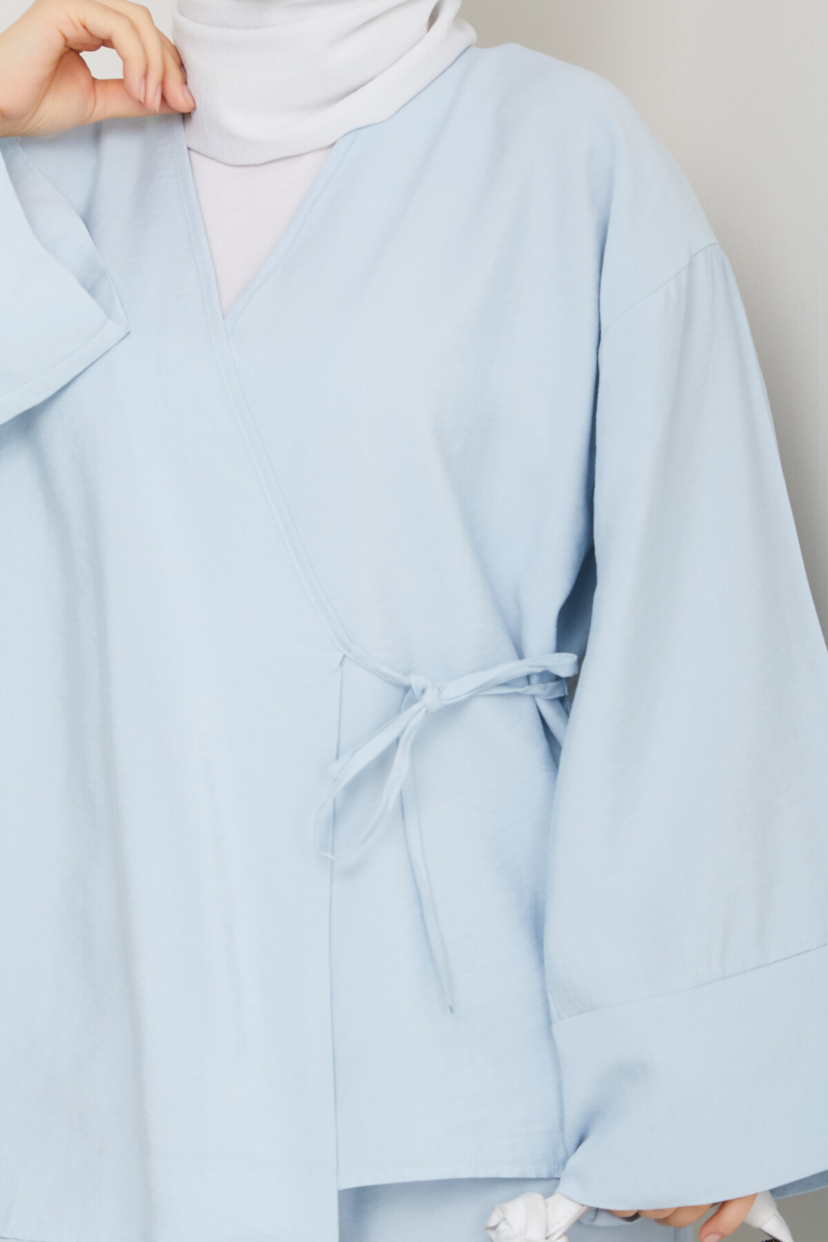 WEN KİMONO TAKIM-BEBE MAVİ