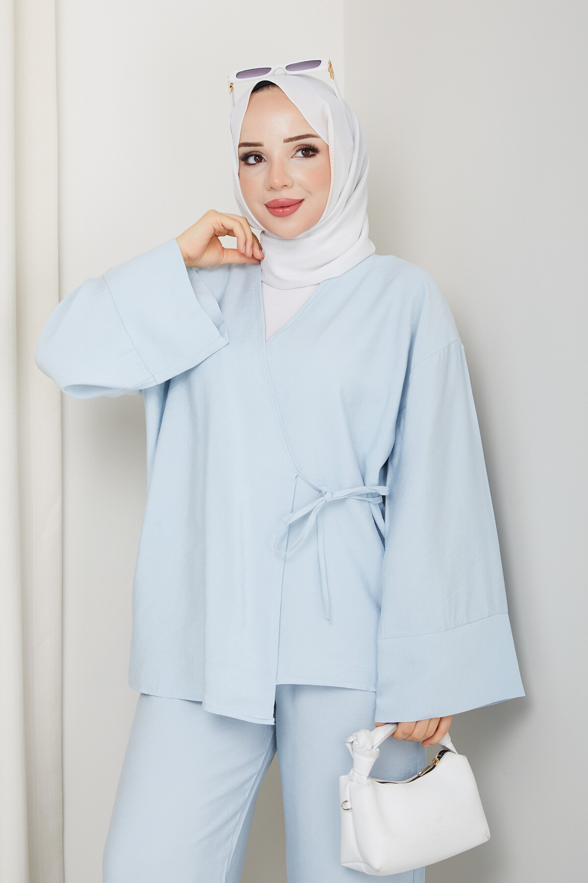 WEN KİMONO TAKIM-BEBE MAVİ