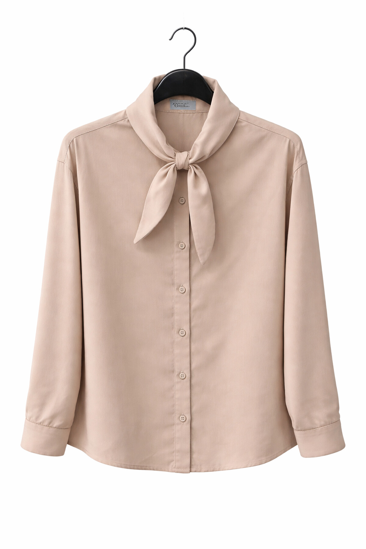 YAKA DETAYLI GÖMLEK - VİZON