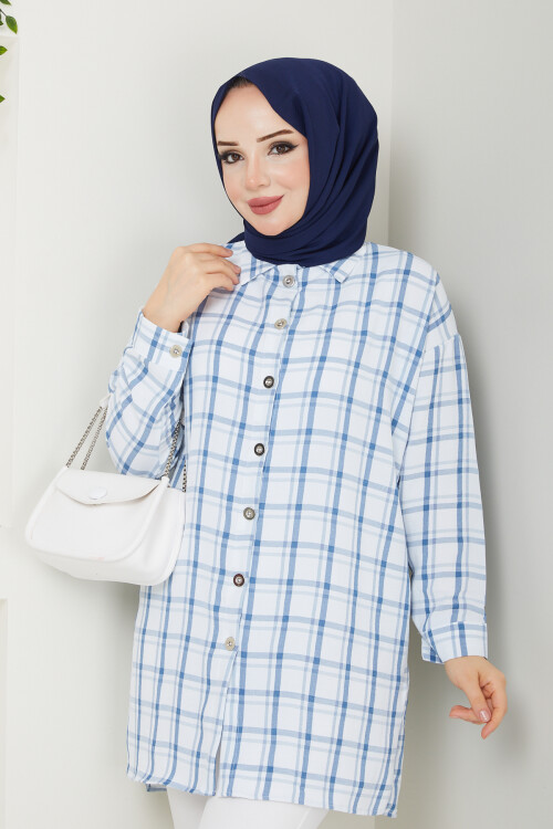 NV EKOSE OVERSİZE GÖMLEK