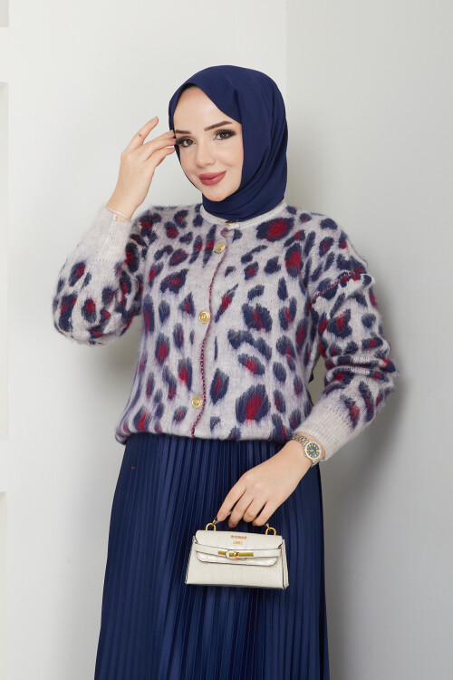 NAV LEOPAR DESEN HIRKA-KREM