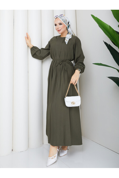 02430 Robe Pileli Elbise