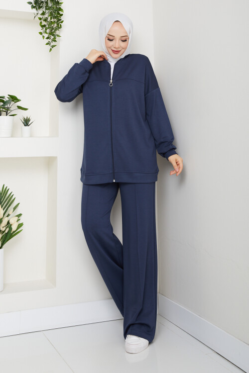 Fermuarlı Hırka Takımı Antrasit