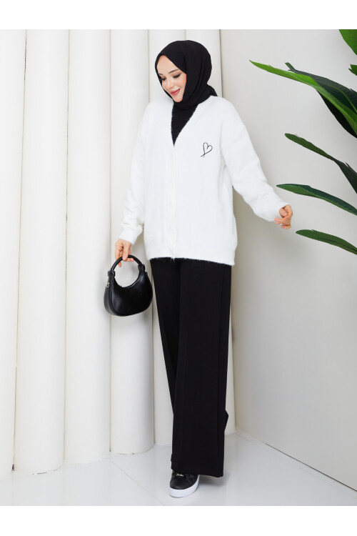 KALP DETAY HIRKA - BEYAZ