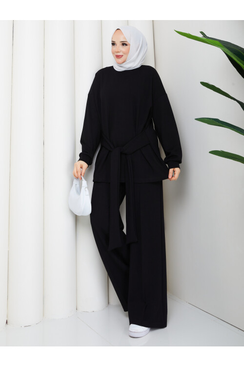 ÖN BAĞLAMALI OYSHO TAKIM - SİYAH