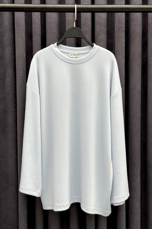 Oysho Kolları Salaş Penye Tunik Bebe Mavi