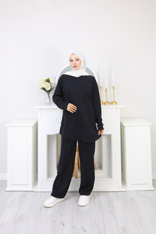 OYSHO OVEL TAKIM -SİYAH