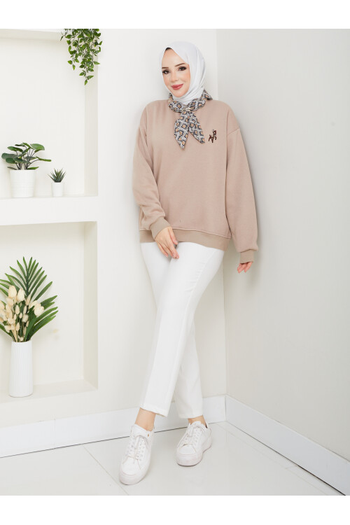 ÜÇ İP FUARLI SWEAT-VİZON