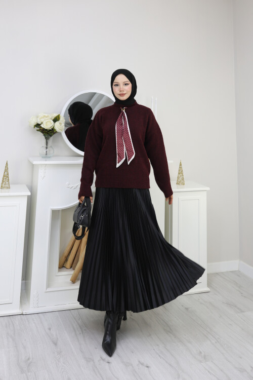 VNZ  FULARLI KAZAK - BORDO