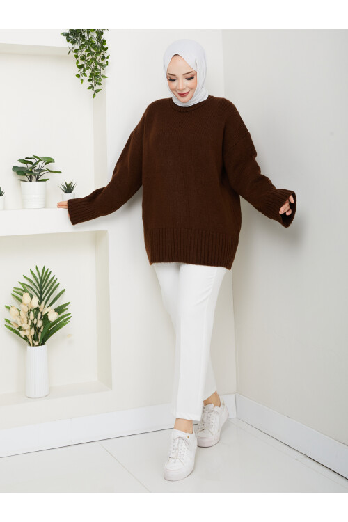 VNZ PİNTEREST KAZAK-ACI KAHVE