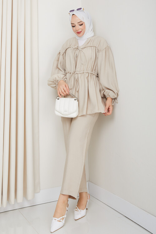 WEN BÜZGÜLÜ TAKIM-TAŞ RENGİ