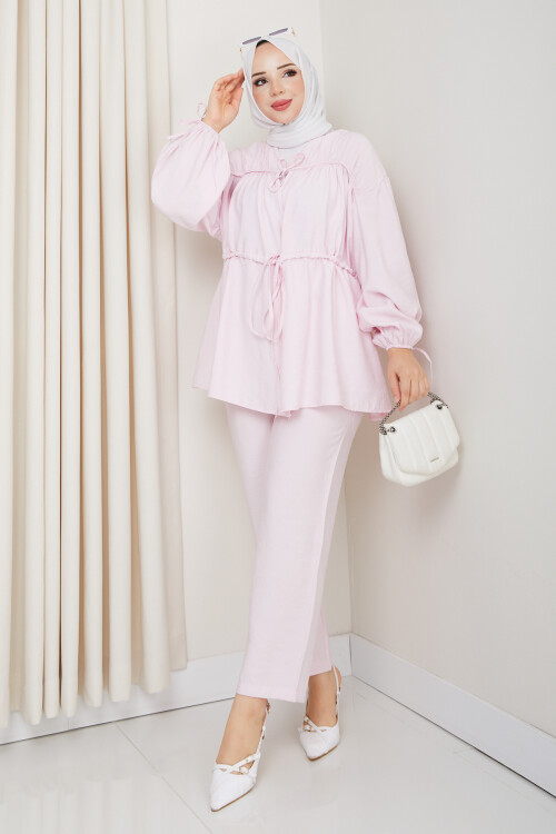 WEN BÜZGÜLÜ TAKIM-TOZ PEMBE