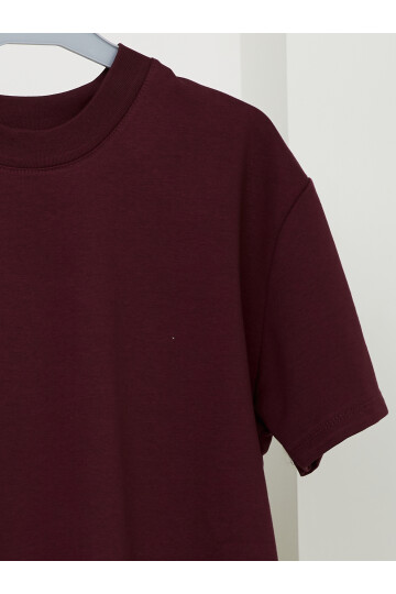 QUİT ORTABOY TSHİRT-BORDO