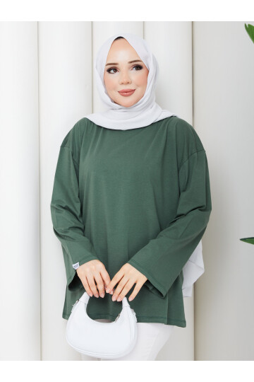0023 Oversize Uzun Kollu Penye