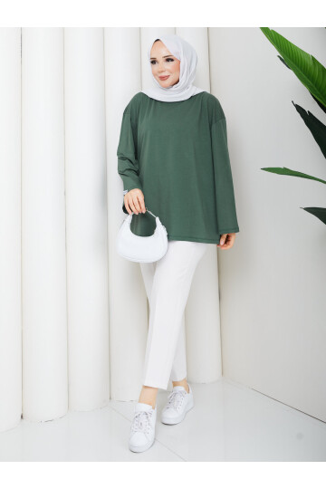 0023 Oversize Uzun Kollu Penye
