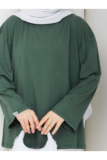 0023 Oversize Uzun Kollu Penye