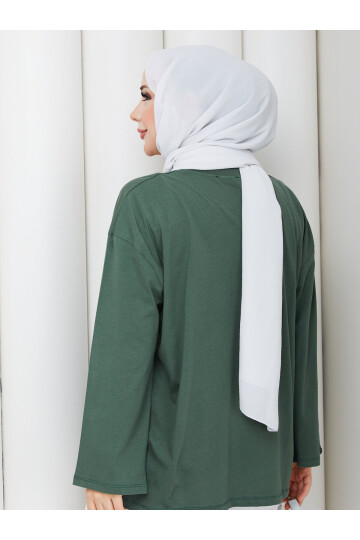 0023 Oversize Uzun Kollu Penye