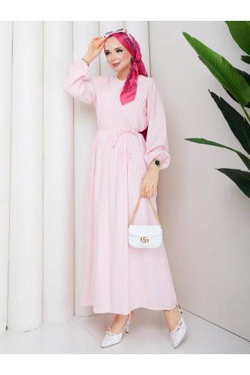 02429 Robe Pileli Elbise