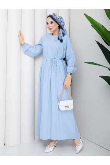 02431 Robe Pileli Elbise