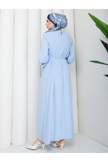 02431 Robe Pileli Elbise