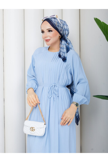 02431 Robe Pileli Elbise