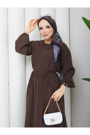 02432 Robe Pileli Elbise