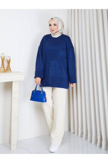 0801 Vnz Pinteres Oversize Kazak-Lacivert