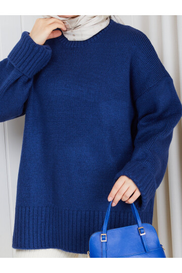 0801 Vnz Pinteres Oversize Kazak-Lacivert