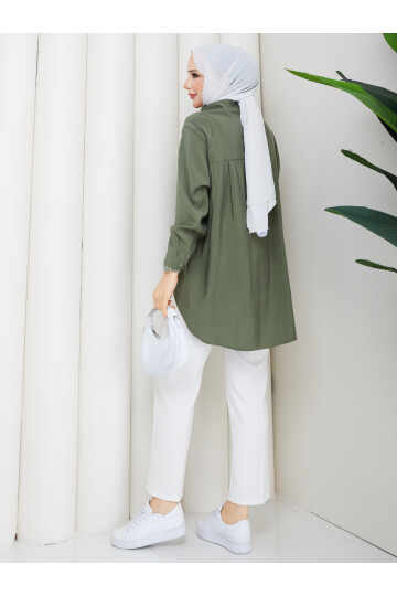 ALEX TEK CEP GÖMLEK - HAKİ