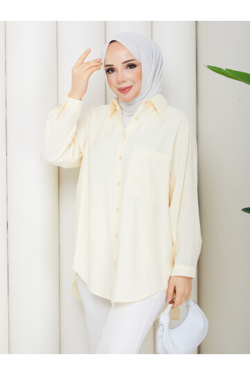 ALEX TEK CEP GÖMLEK - SARI