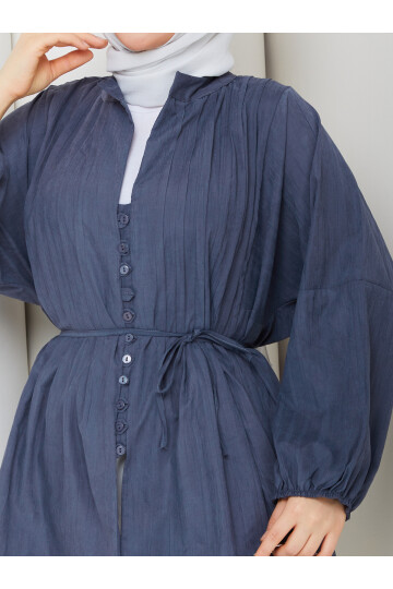 ÇİLEK NERVÜRLÜ GÖMLEK - ANTRASİT