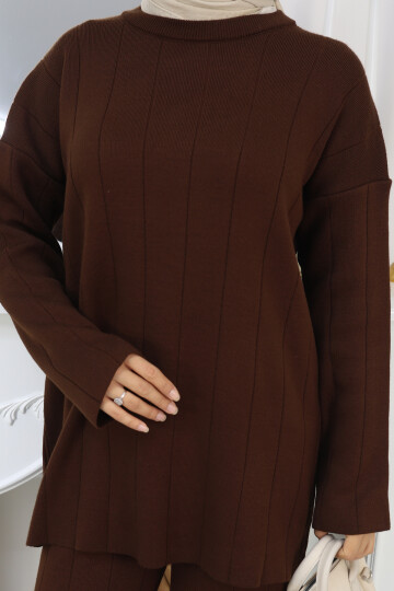 KALIN FİTİLLİ TRİKO  TAKIM -ACI KAHVE