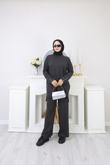 ÇIMALI TRİKO TAKIM-FÜME