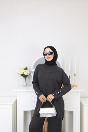 ÇIMALI TRİKO TAKIM-FÜME