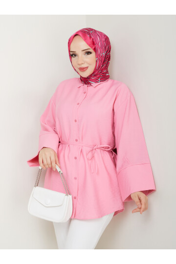 ÇZG LİLYUM GÖMLEK-PEMBE