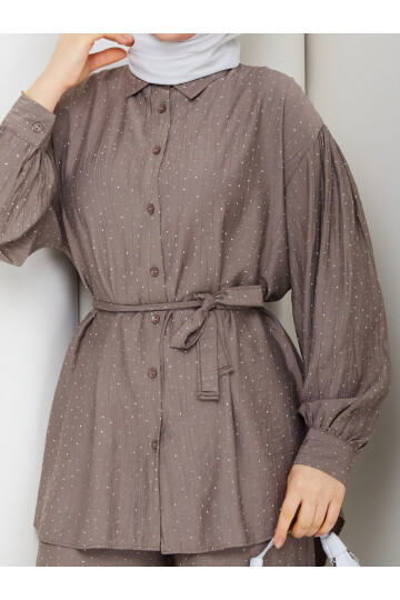 FULL SERPME TAŞLI TAKIM - VİZON