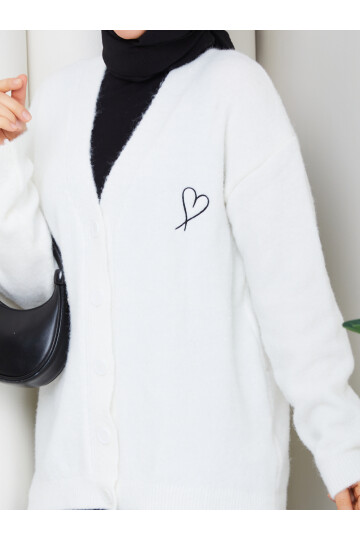 KALP DETAY HIRKA - BEYAZ