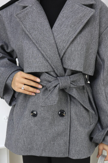 KISA TASARIM KABAN -FÜME