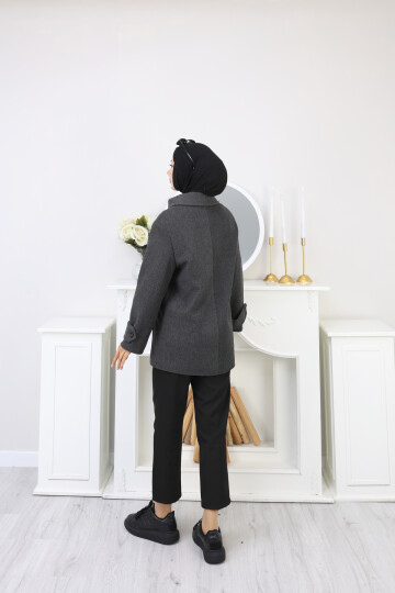 KRMT KAŞE KISA CEKET -FÜME