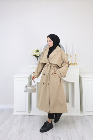 KUKUŞAKLI UZUN TRENÇKOT-BEJ