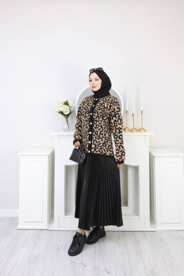 LEOPAR DESEN  HIRKA -CAMEL