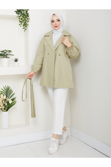 MY ARABOY TRENÇKOT-AÇIK YEŞİL