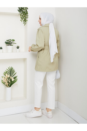 MY ARABOY TRENÇKOT-AÇIK YEŞİL